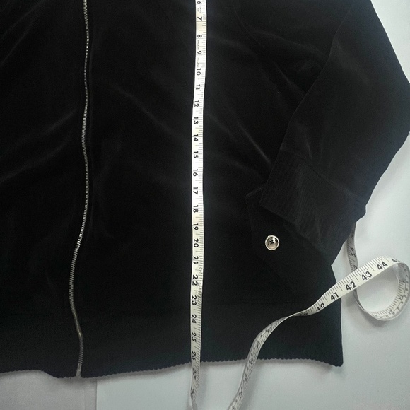 Jones New York Signature's Woman Velour Jacket - Picture 6 of 8